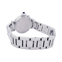 Montre CARTIER, "Miss Pasha", en acier. - Castafiore