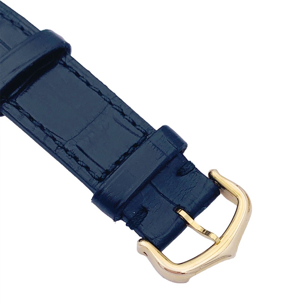 Montre CARTIER "Must de Cartier" en argent, plaqué or et cuir - Castafiore