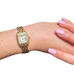 Montre CARTIER "Panthère" en or jaune - Castafiore