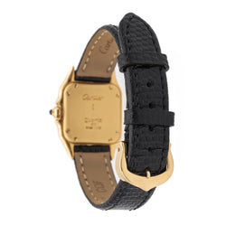 Montre CARTIER "Panthère" en or jaune et cuir - Castafiore