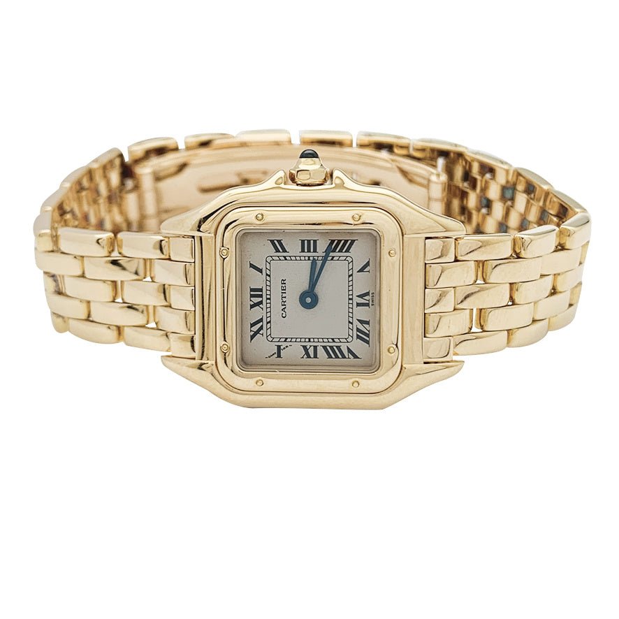 Montre Cartier, "Panthère", or jaune. - Castafiore
