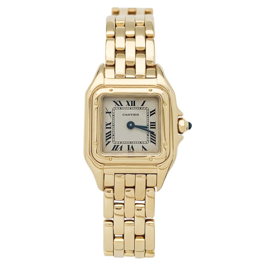 Montre Cartier, "Panthère", or jaune. - Castafiore