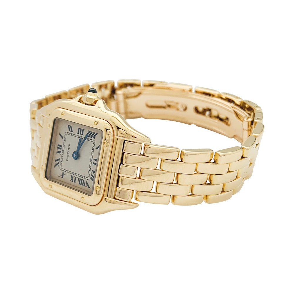 Montre Cartier, "Panthère", or jaune. - Castafiore