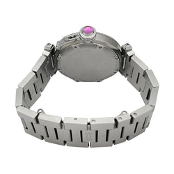 Montre CARTIER "Pasha" en acier et tourmaline - Castafiore