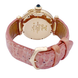 Montre Cartier "Pasha" or jaune, cuir. - Castafiore