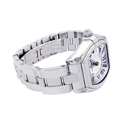 Montre CARTIER "Roadster", acier sur acier. - Castafiore