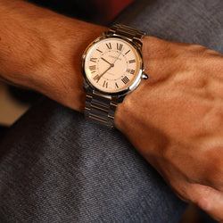 Montre CARTIER "Ronde Must" en acier - Castafiore