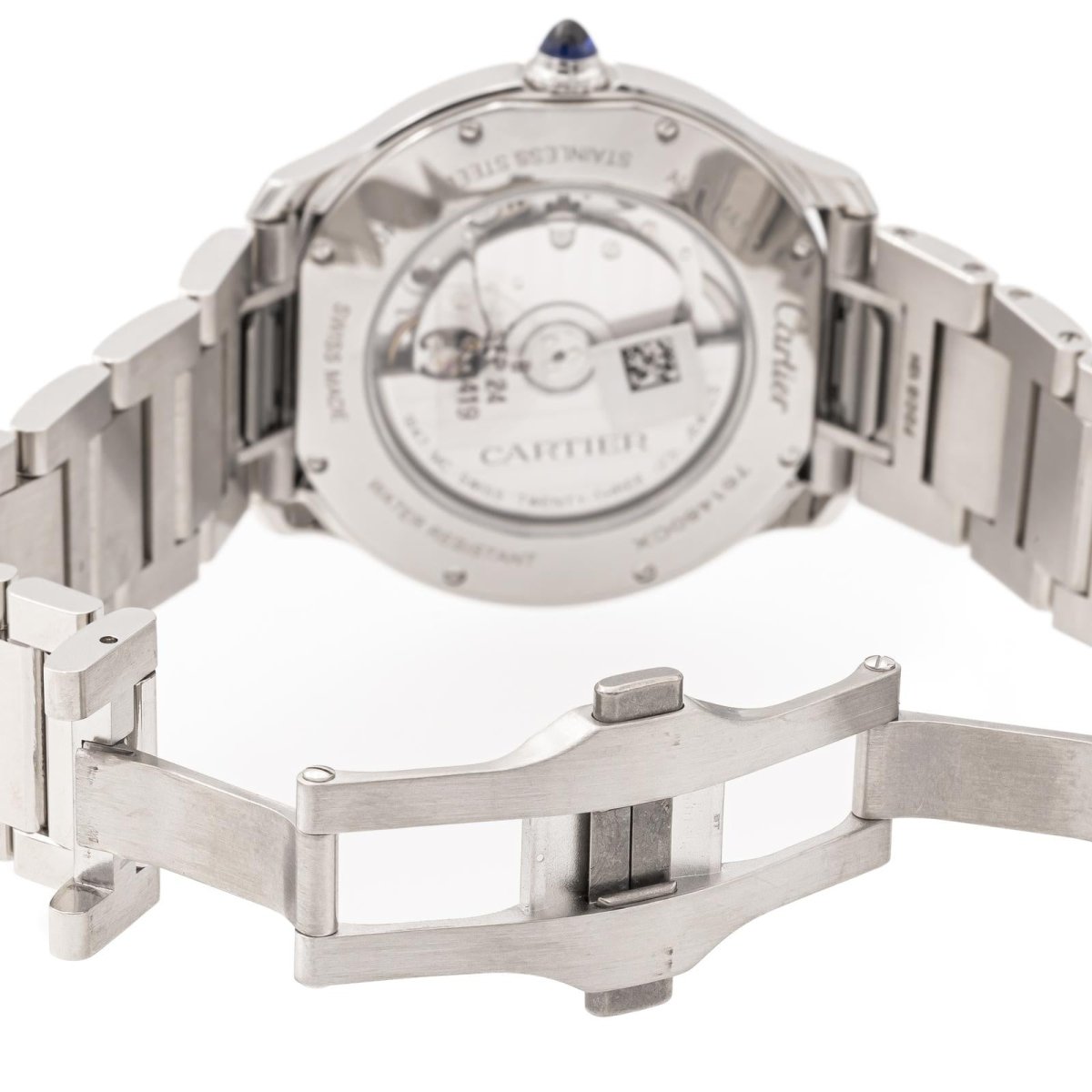Montre CARTIER "Ronde Must" en acier - Castafiore