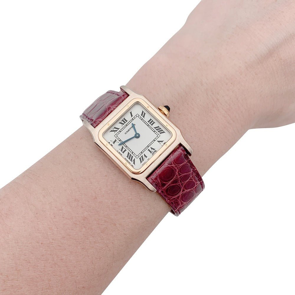 Montre CARTIER "Santos", deux ors - Castafiore