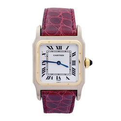 Montre CARTIER "Santos", deux ors - Castafiore