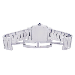 Montre Cartier "Santos Galbée", acier. - Castafiore