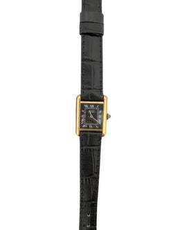 Montre CARTIER Tank Must en plaqué or - Castafiore