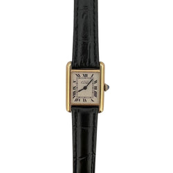 Montre CARTIER Tank Must en plaqué or - Castafiore