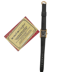 Montre CARTIER Tank Must en plaqué or - Castafiore