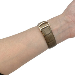 Montre Cartier,"Tank Américaine", or rose, diamants. - Castafiore