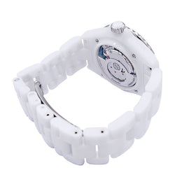 Montre CHANEL céramique et diamants. - Castafiore