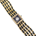 Montre Chanel, "Mademoiselle", or jaune, cuir. - Castafiore