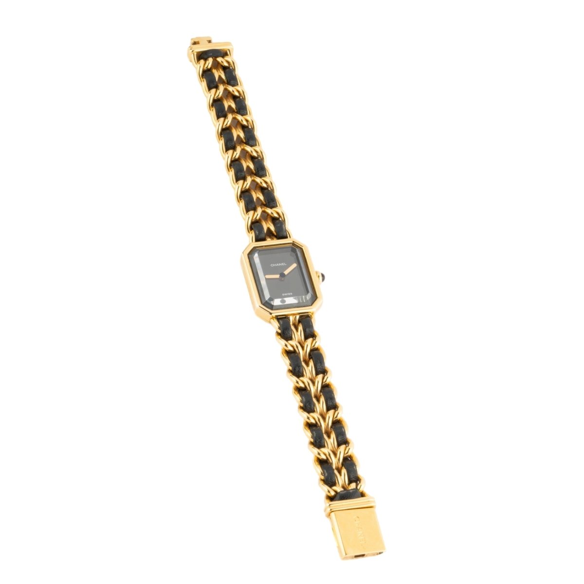 Montre CHANEL Premi re in gilded metal and leather