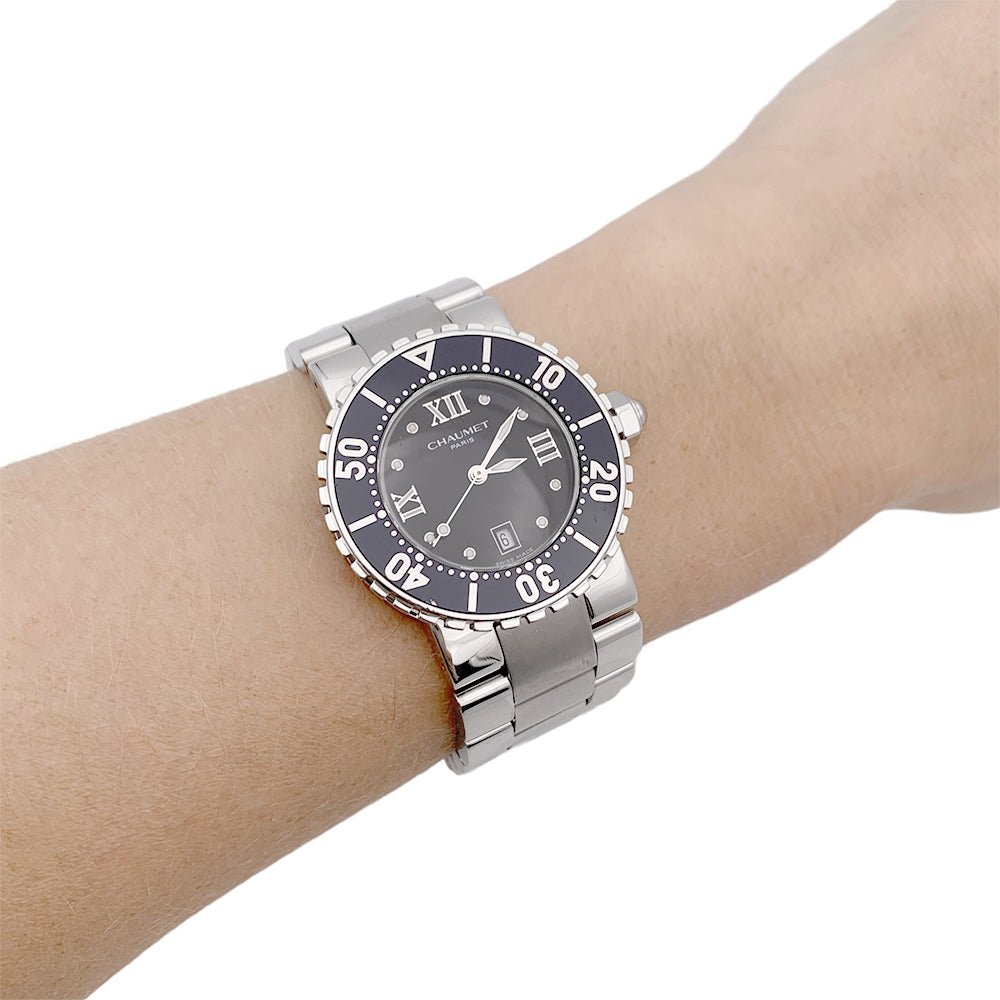 Montre CHAUMET "Class One" en acier - Castafiore