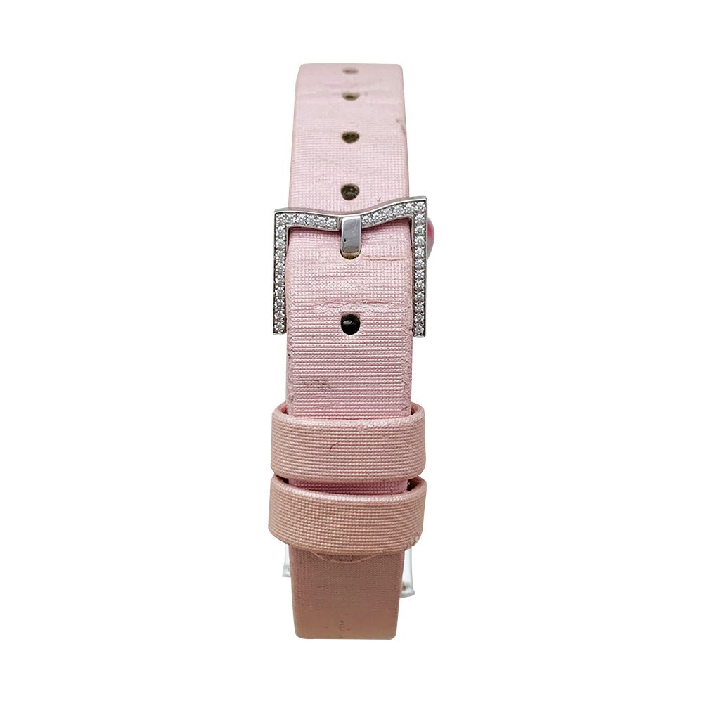 Montre CHAUMET "Frisson" en or blanc, diamants, nacre et tourmaline - Castafiore