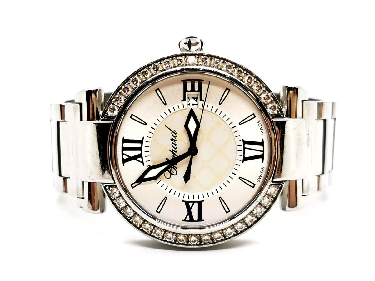 Montre CHOPARD "Impériale" en acier et diamants - Castafiore