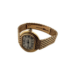 Montre de dame CARTIER "Ellipse" en or jaune - Castafiore