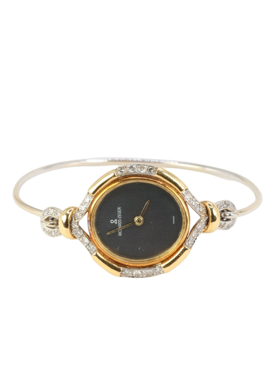 Montre de femme vintage Richards Zeger en or et diamants - Castafiore