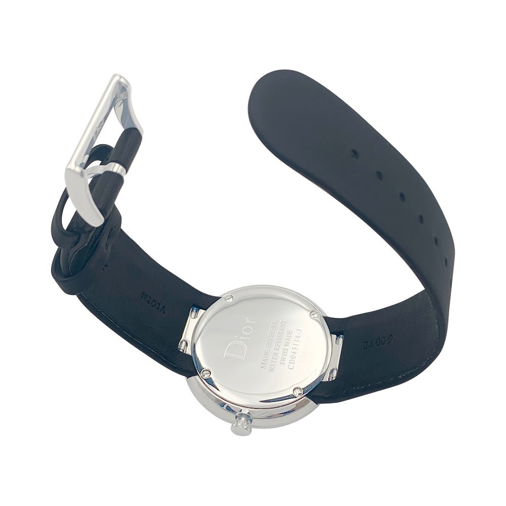 Montre DIOR "La D de Dior" en acier, nacre et diamants - Castafiore