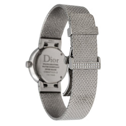 Montre DIOR La D en acier et diamants - Castafiore