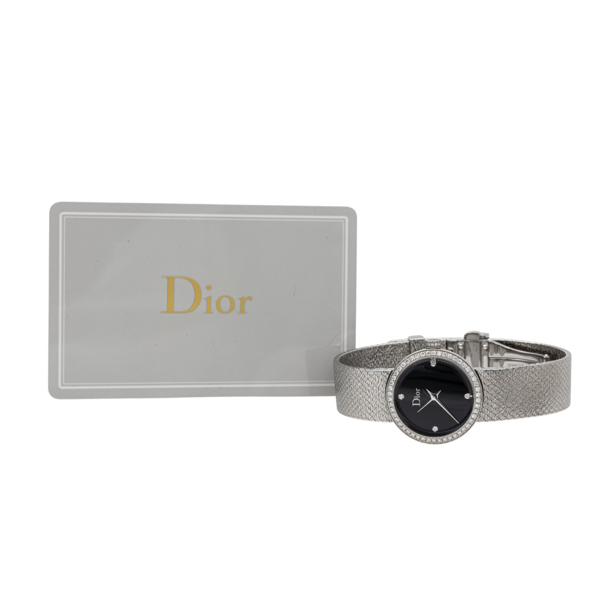 Dior Watch La D de Dior Acier Diamant Castafiore