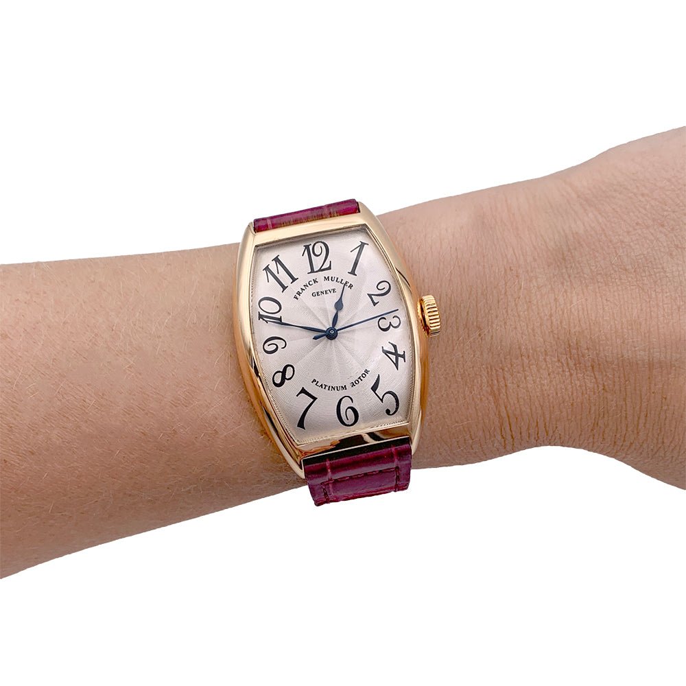 Franck Muller watch Master of Complications pink gold leather