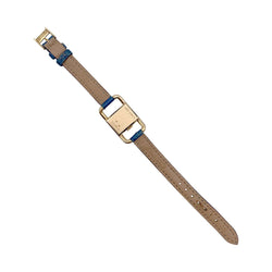 Montre Jaeger Lecoultre & Hermès, "Etrier", or jaune, bracelet cuir. - Castafiore