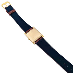 Montre Jaeger Lecoultre, or rose, bracelet cuir. - Castafiore