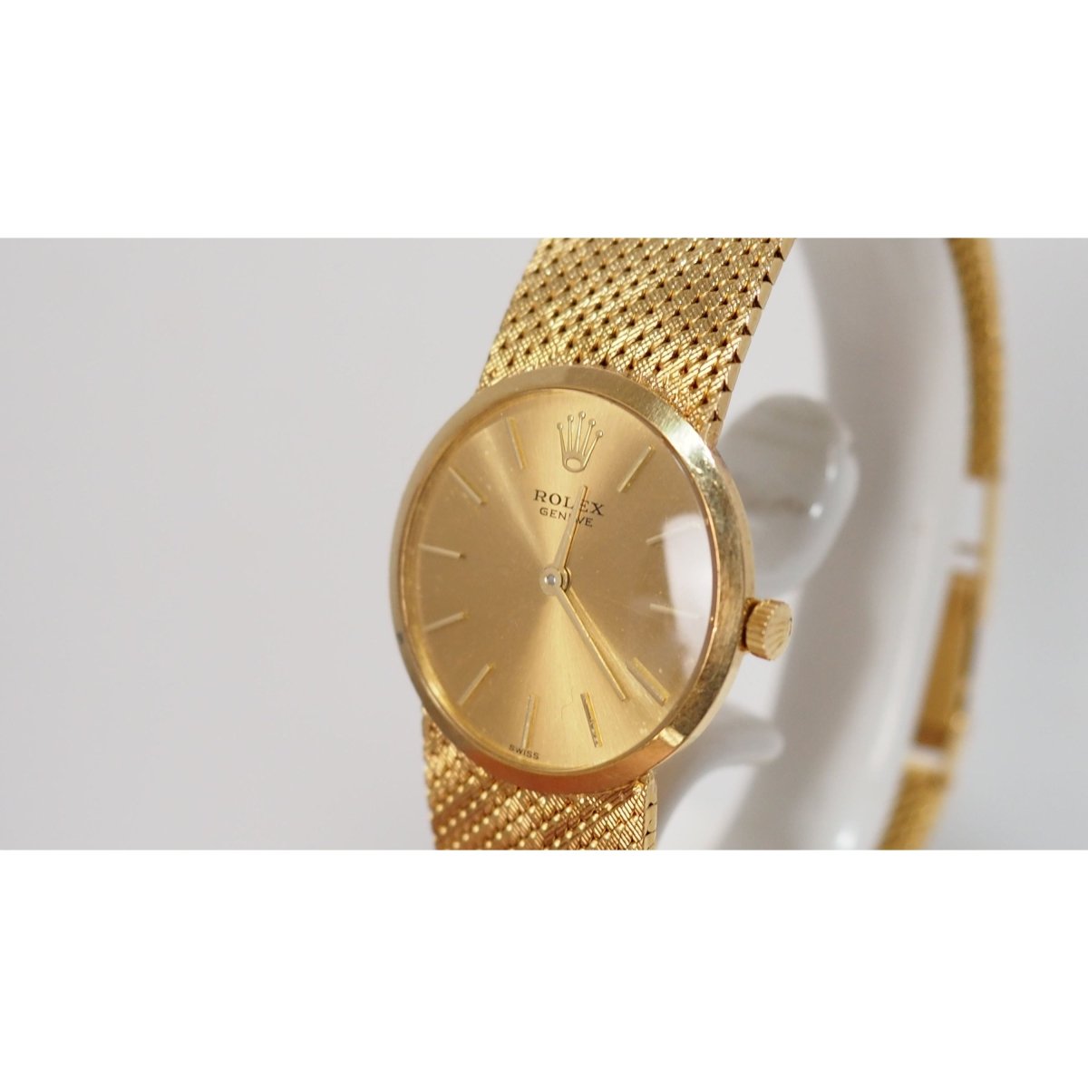 Montre Mécanique ROLEX "Cellini" en or jaune - Castafiore