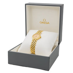 Montre OMEGA en or jaune et diamants - Castafiore