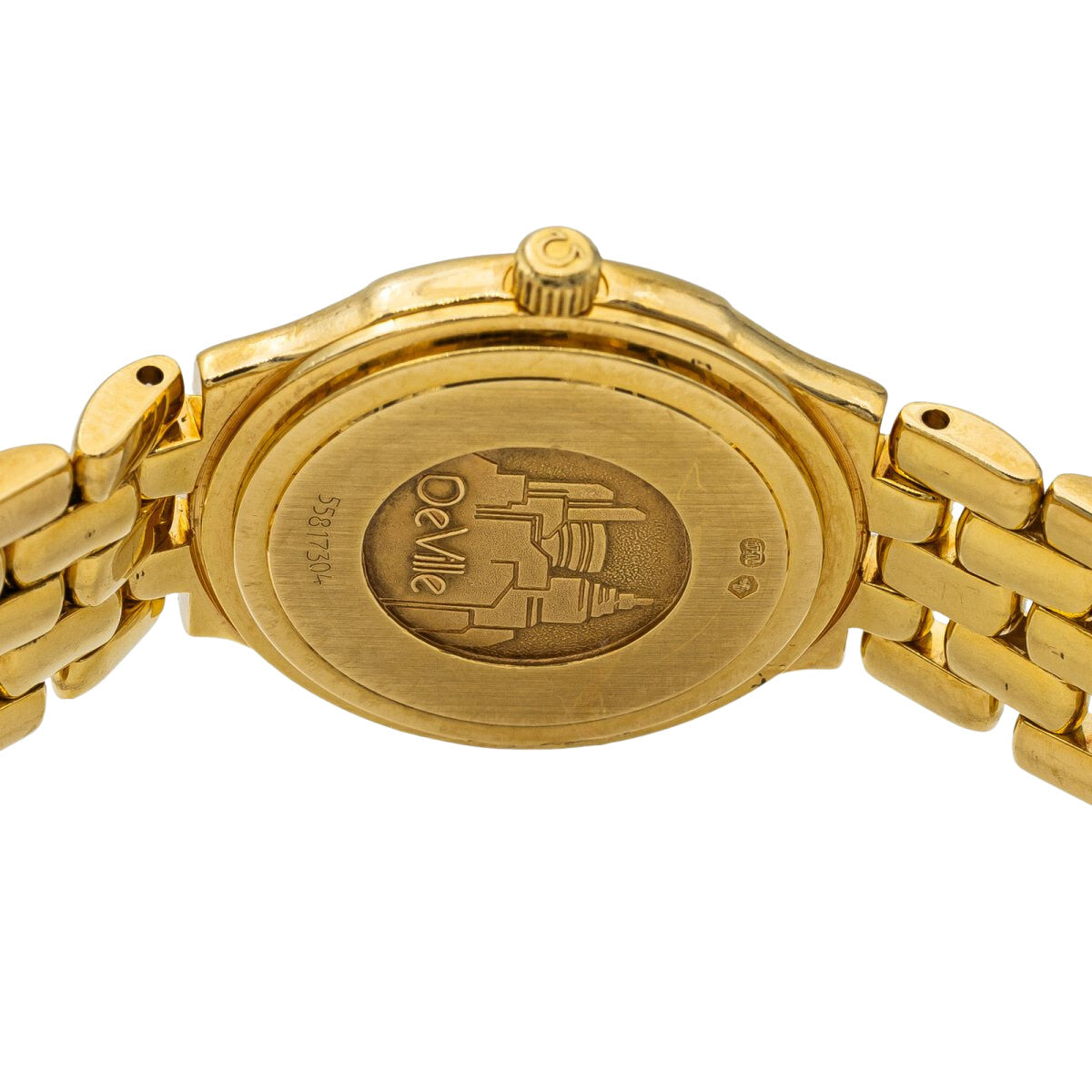 Montre OMEGA en or jaune et diamants - Castafiore