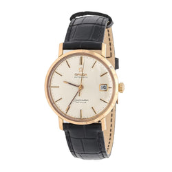 Montre OMEGA "Seamaster" en or rose et cuir - Castafiore