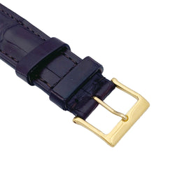 Montre Omega,"Jumbo", or rose, cuir. - Castafiore