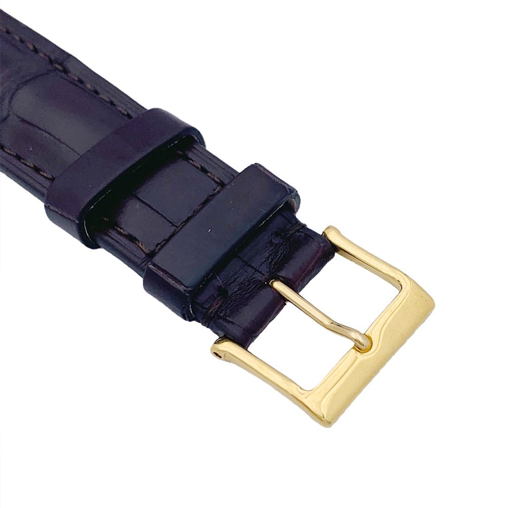 Montre Omega,"Jumbo", or rose, cuir. - Castafiore