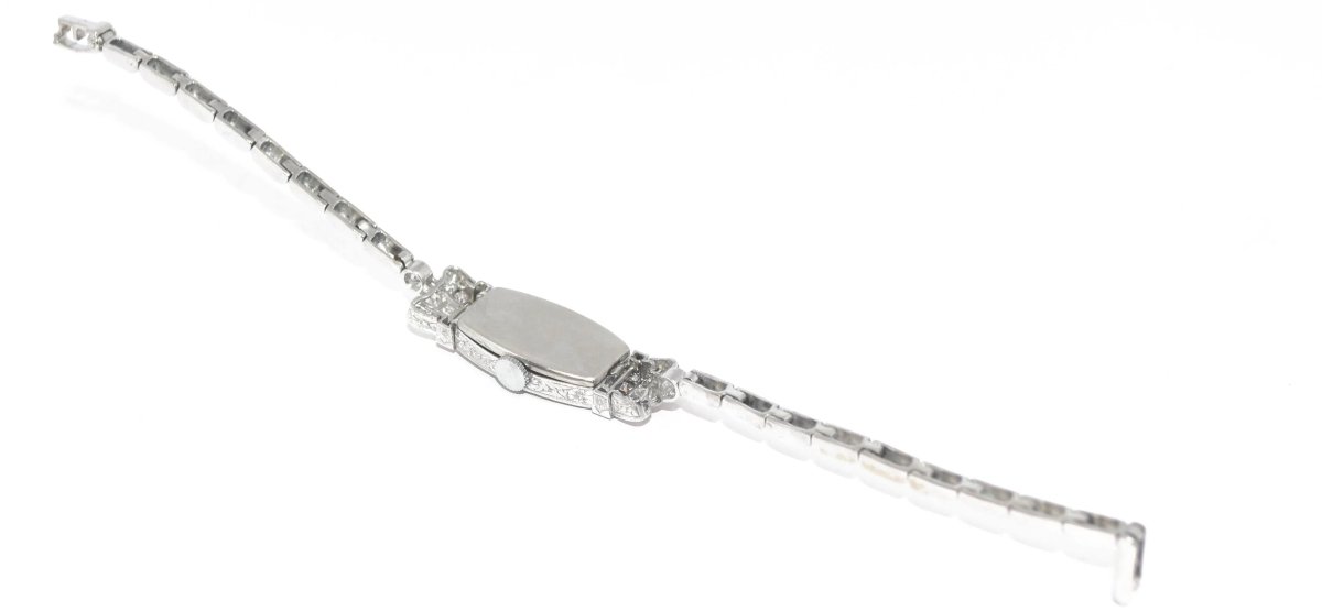 Montre Platine et Diamants 1930 - Castafiore