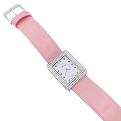 Montre Poiray, "Ma Première", acier, diamants. - Castafiore