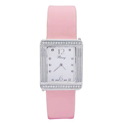 Montre Poiray, "Ma Première", acier, diamants. - Castafiore