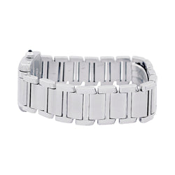Montre Quartz CARTIER "Tank Française" en acier - Castafiore
