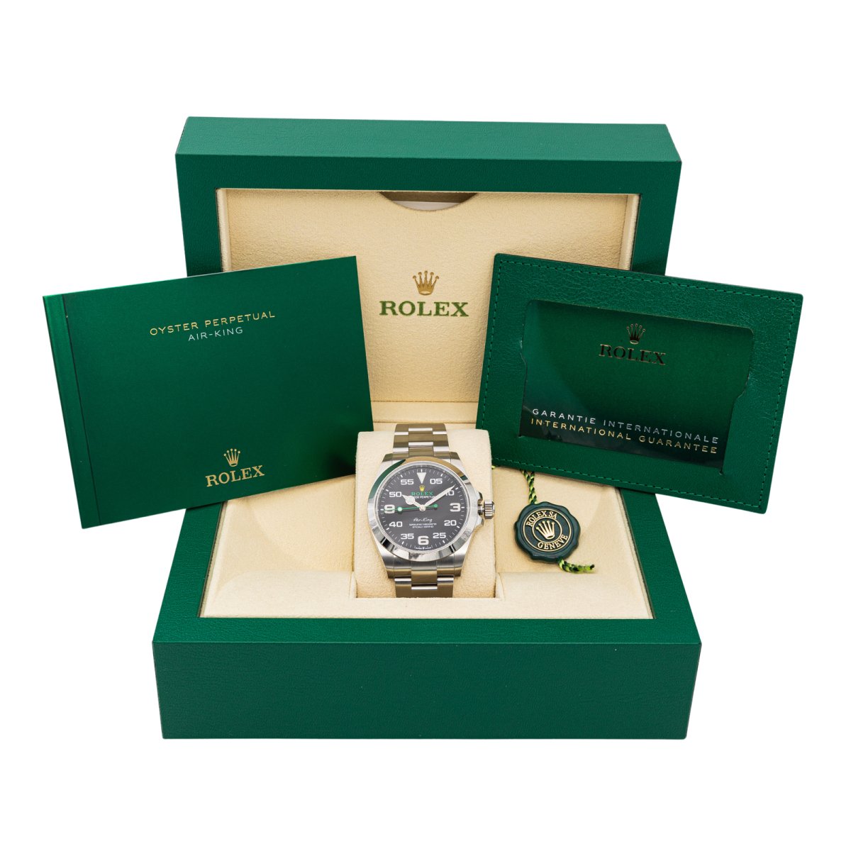 Montre ROLEX "Air king" en acier - Castafiore