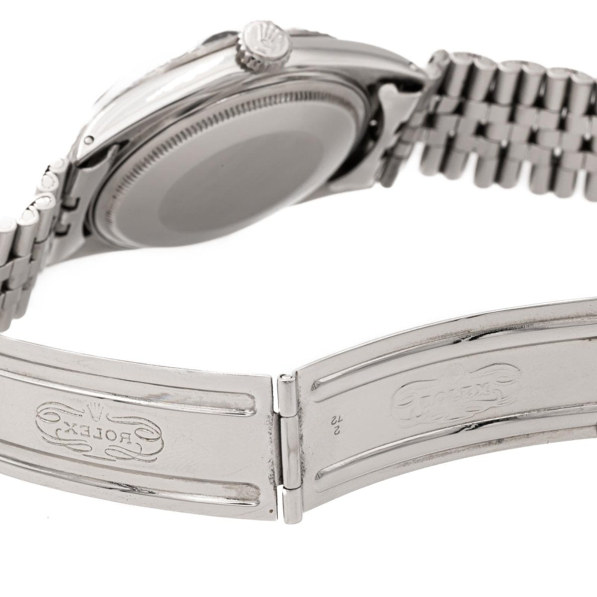 Montre ROLEX "Date just" en acier - Castafiore