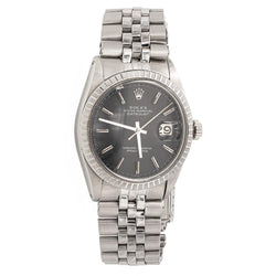 Montre ROLEX "Date just" en acier - Castafiore