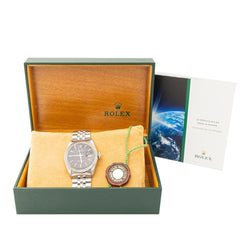 Montre ROLEX "Date just" en acier - Castafiore