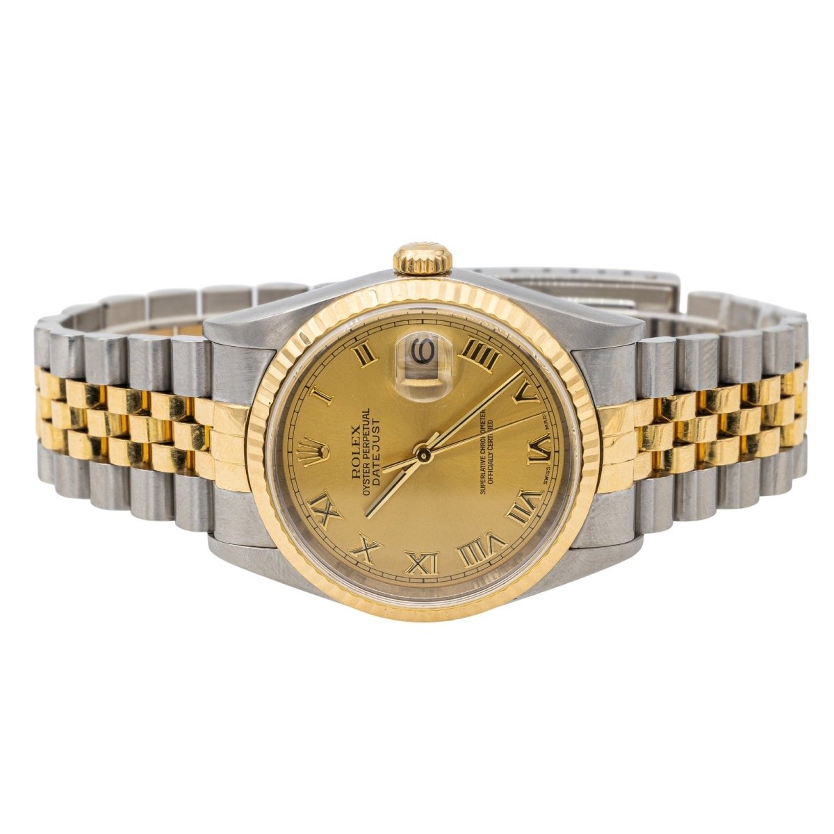 Montre ROLEX Datejust Or jaune et acier - Castafiore
