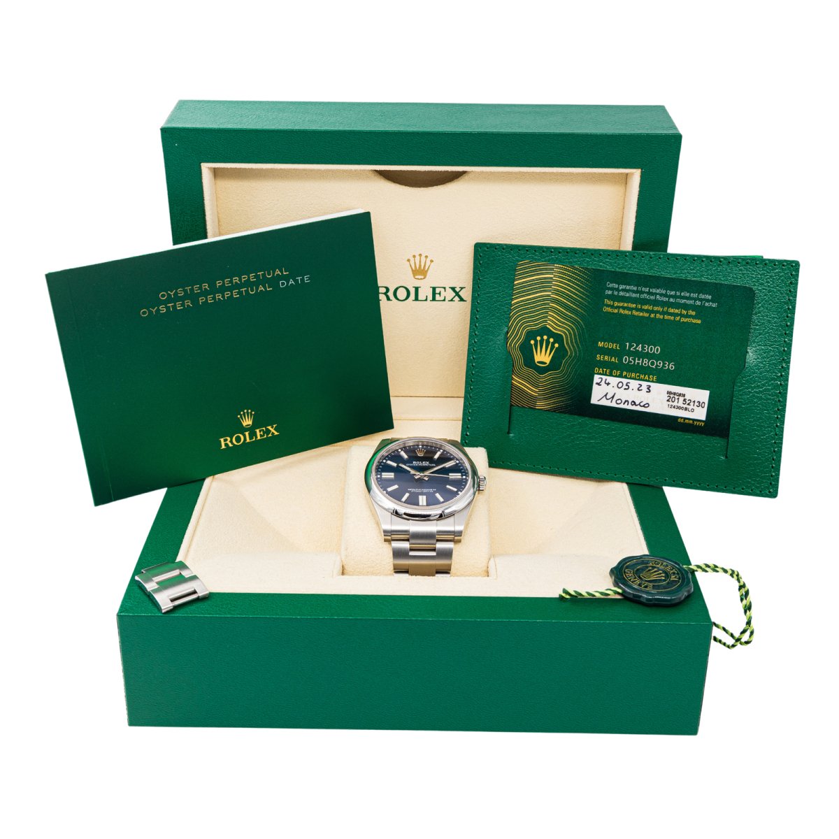Montre ROLEX "Oyster" en acier - Castafiore