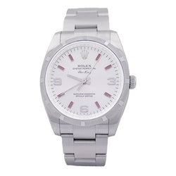 Montre ROLEX "Oyster Perpetual Air-King" en acier - Castafiore